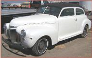 1941 Chevrolet Master 2 door sedan custom hot rod with 350 V-8 and Turbo left front view