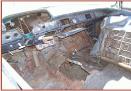 1957 Chevrolet Bel Air 2 door post sedan left front interior view
