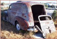 1947 Chevrolet Model EJ 1/2 ton car-based sedan delivery left rear view