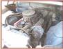 1967 Chevrolet El Camino car pickup left front engine compartment view
