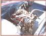 1965 Chevy Impala 2 door hardtop with later 350 CID V-8 right front motor view for sale $4,000