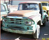 1958 Dodge model M6 W100 Series Power Wagon 4x4 1/2 ton Utiline pickup truck left front view