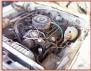 1966 Dodge Charger 2 door hardtop with 383 CID V-8 left front engine compartment view